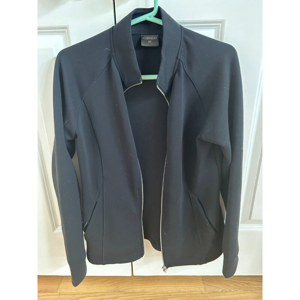 Athletics Women's Heat Black Exercise Jacket Size Small